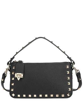 Tiffany & Fred Metallic Studded Convertible Shoulder Bag