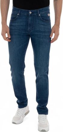 Roy Rogers 517 5 Pocket Denim Jeans - Heren - Slim Fit Jeans - Blauw - W38 - Denim - Jeans