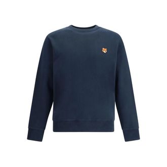 Maison Kitsun&eacute; Fox Head Patch Sweatshirt