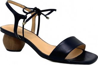 Bruno Menegatti Womens Annette Leather Sandal In Black
