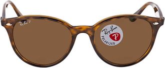 Ray-Ban Polarized Brown Classic B-15 Phantos Unisex Sunglasses RB4305 710/83 53