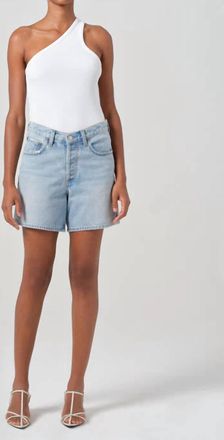A Gold E V-Waist Jean Short In Backbeat