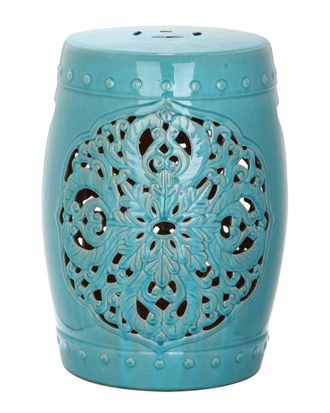 Safavieh Indoor/Outdoor Flora Garden Stool