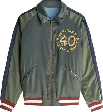 Scotch & Soda Heren, Jassen, Groen, Maat: M Leer