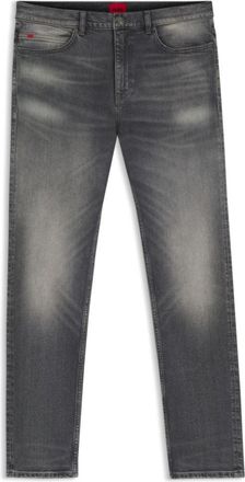 HUGO BOSS Slim-fit black jeans in stretch cotton