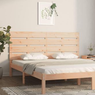 vidaXL Cabecero De Cama Madera Maciza De Pino 180x3x80 Cm Vidaxl