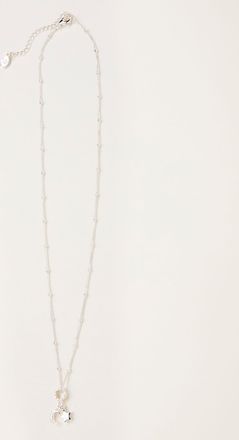 Fat Face FatFace Silver Tone Star and Moon Necklace