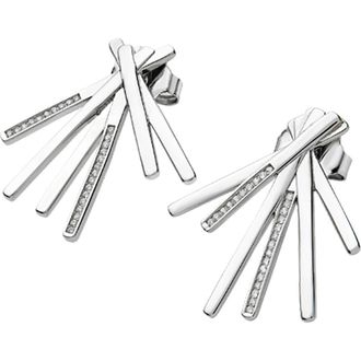 Lucy Quartermaine Fan Key Studs in Sterling Silver at Nordstrom