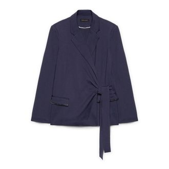 Fiorella Rubino Donna, Giacche, Blu, 7Xl, new