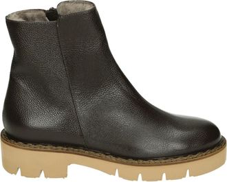 Luca Grossi Westelijke Bruine Leren Laars - Dames - Enkellaarsjes - Bruin - 42 EU - Leer - Schoenen