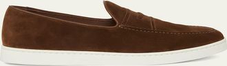 Churchs Mens Peebles Suede Penny Loafers