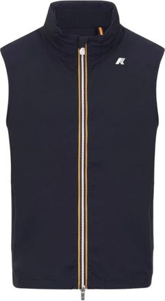 K-Way Smanicato Valen Stretch in Jersey - Heren - Bodywarmers - Blauw - M - Jassen