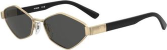 Love Moschino MOL101/S 000/IR Womens Sunglasses Gold Size 57