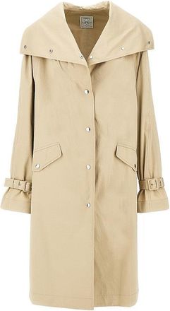 Toteme Oversized gabardine trench coat Woman 36