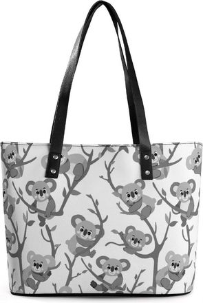 Generic Cartoon Cute Koala Bear Tote Bags for Women Cute Shoulder Purses Handbags
