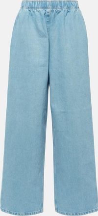 Prada Logo wide-leg jeans