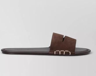 J.W.Anderson mules ballet style suede upper open toe