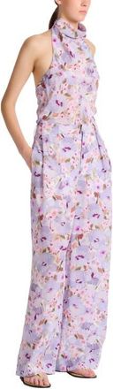 Balmain Printed Poppy Flower trousers in Multicolor at Nordstrom, Size 38 Eu