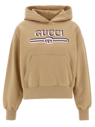 Gucci Beige Cotton Womens Hoodie