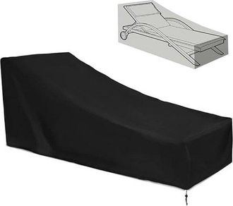 OEM Funda Banco 210x75x80/40 Cm, Funda Impermeable Banco Funda Protectora Resistente Intemperie Tumbona, Resistente Intemperie, Protecci&oacute;n Uv, Negro