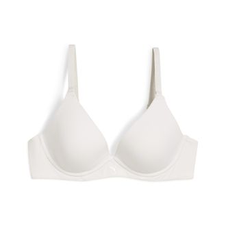 Puma Reggiseno imbottito PUMA da donna, Abbigliamento, Bianco, 70B