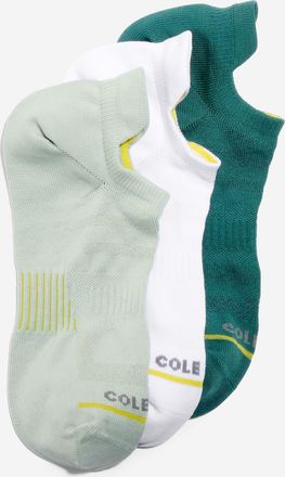 Cole Haan Mens 3-Pair Baselayer Lowcut Socks - Green