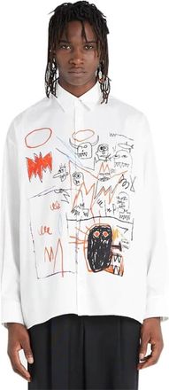 &Eacute;tudes Studio Batman Illusion Off White Overhemd - Heren - Casual Overhemden - Wit - XL - Leer - Overhemden