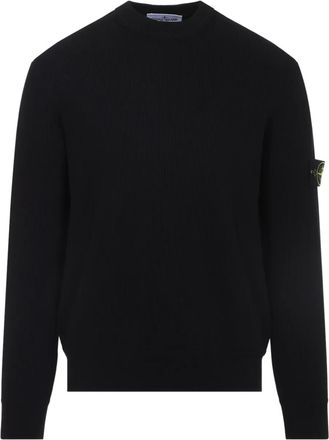 Stone Island Maglione con logo - Nero