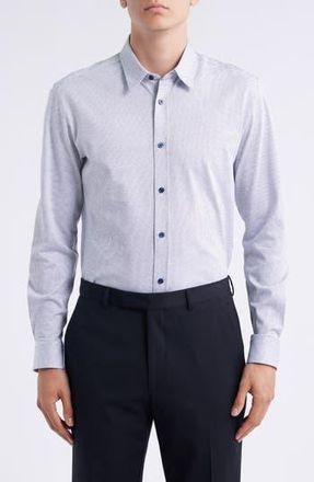 BOSS Roan Kent Slim Fit Button-Up Shirt in White at Nordstrom Rack, Size X-Large