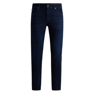 HUGO BOSS Jeans, Heren, Blauw, W35 L32, Katoen, Delaware Slim-fit Jeans