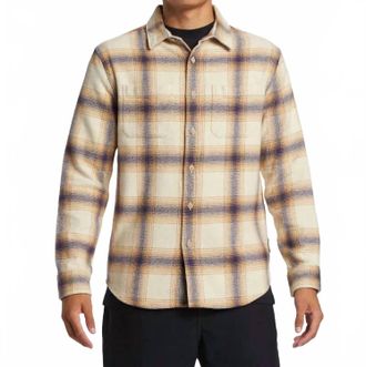 Quiksilver Dna Flannel Shirt In Fog Dna Flannel