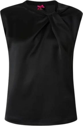 Pinko Smart Top - Dames - Tops zonder mouwen - Zwart - L - Polyester - Tops