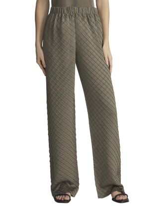 Lafayette 148 New York Diamond Plisse Riverside Pant