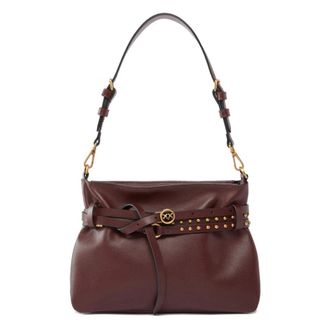 Pinko Pinko, Dames, Tassen, Bruin, Maat: ONE Size Leer