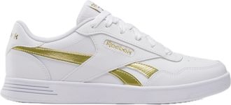 Reebok Womens Court Advance Sneaker, White/White/Gold, 6.5 UK