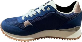 Napapijri Astra Mesh - Dames - Sneakers - Blauw - 39 EU - Polyester - Schoenen