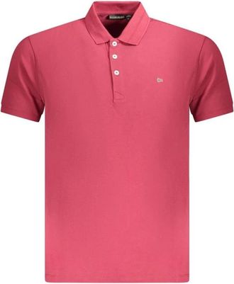 Napapijri Rode Polo Shirt - Heren - Polos - Rood - S - Katoen - Tops