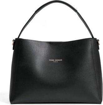 Isabel Bernard Tassen, Dames, Zwart, S, Leer, Montmarte Béatrice Handtas