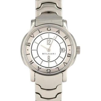 Bulgari Pre-owned Watches, female, White, Size: ONE SIZE Pre-owned Vintage Wristwatch
