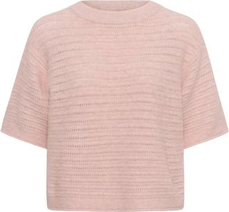 Part Two Cerys PW Pullover - Dames - Ronde hals truien - Roze - L - Wol - Truien & Vesten