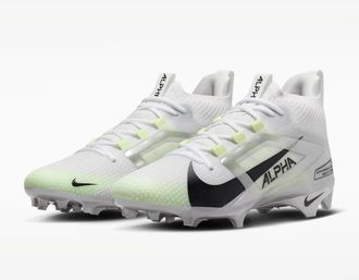 Nike Womens Nike Alpha ace 4 Elite FD7036-100 White Football Cleats HAWK3051