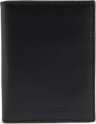 Zadig&Voltaire ZV leather card holder - Zwart