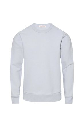 Orlebar Brown Mens Stevenson French Cotton-Blend Terry Sweatshirt In Serenity Blue