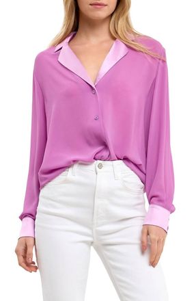 endless rose Chiffon Top In Lavender