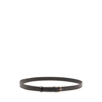 Victoria Beckham Earring Buckle Belt - Dames - Riemen - Zwart - M - Leer - Accessoires