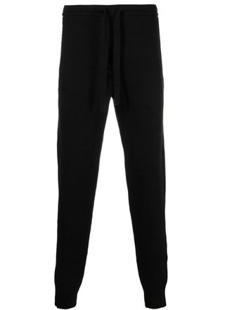 Off-white Diagonals logo-embroidered track pants - men - Nylon/Cotton - L - Black
