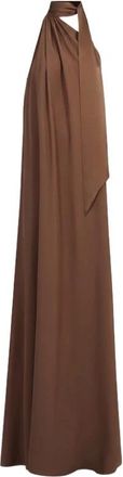 Taller Marmo Gowns - Dames - Avondkleed - Bruin - 2XS - Kleedjes
