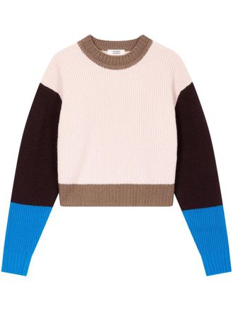 TOMBOY Trui met colourblocking - Beige
