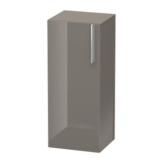 Duravit Armario Semi Alto Duravit Vero, 1106, Bisagra De Puerta Izquierda, 400mm, Color (frente/cuerpo): Laca De Color Gris Franela De Alto Brillo - Ve1106l89