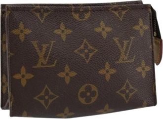 Louis Vuitton Pre-owned Canvas Clutch - Dames - Vintage Clutch - Bruin - ONE Size - Vintage
